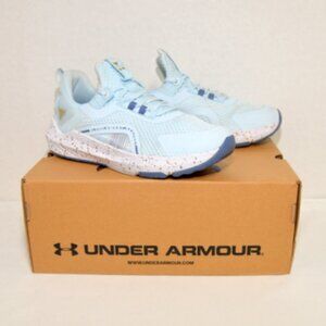 Under Armour Project Rock BSR 3 UA Blue Women Size 8 Cross Training 3026458-401.